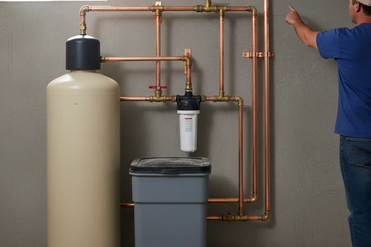 Whole-house water treatment system installed in Dennis